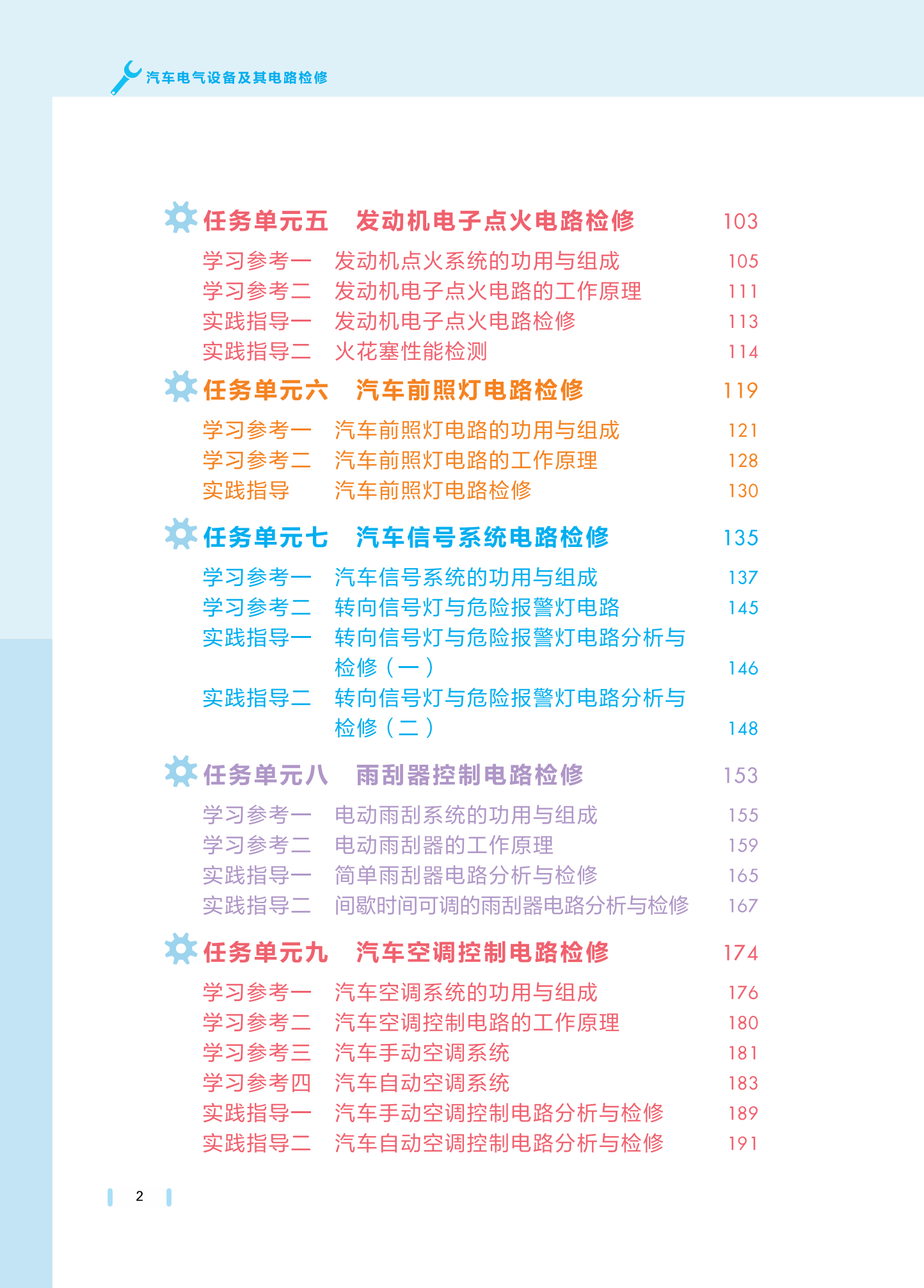 汽车电气设备及其电路检修